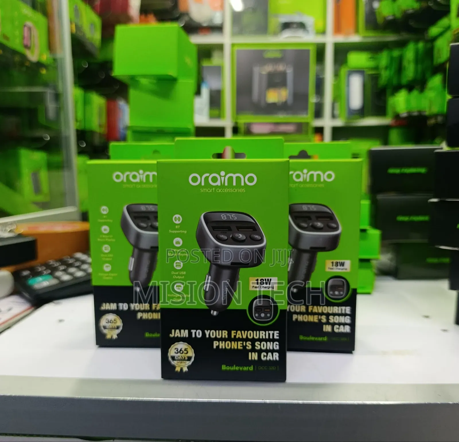 Oraimo Boulevard Wireless Bluetooth Smart Modulator.