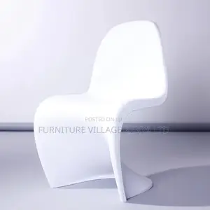 Dining Chair; Modern S-Shape Ergonomic Leisure Chair for Home
