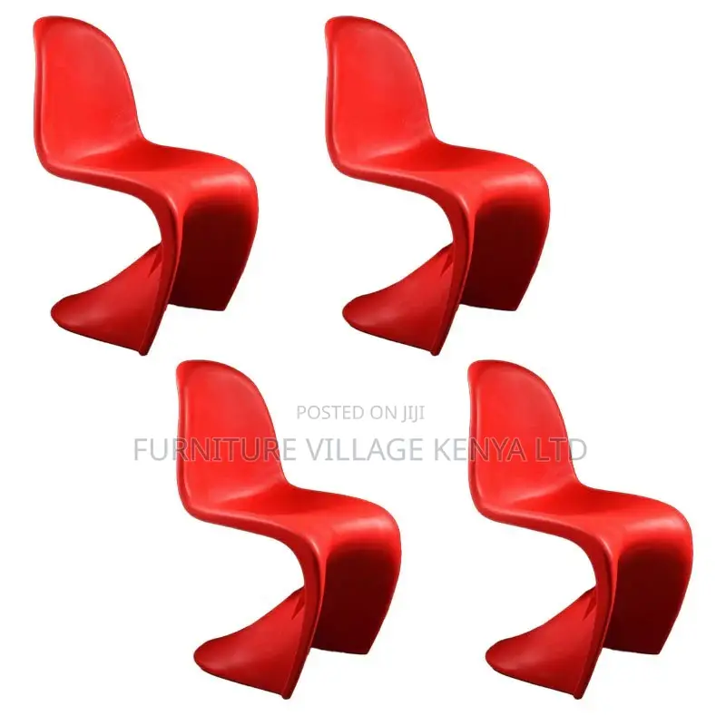 Dining Chair; Modern S-Shape Ergonomic Leisure Chair for Home
