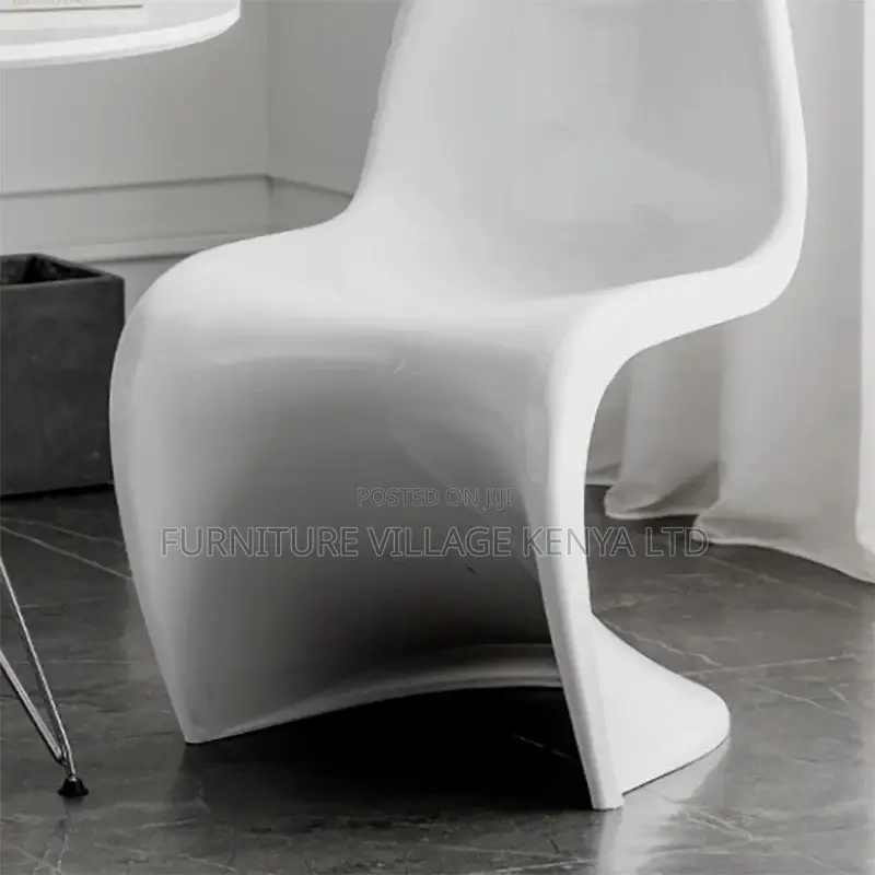 Dining Chair; Modern S-Shape Ergonomic Leisure Chair for Home