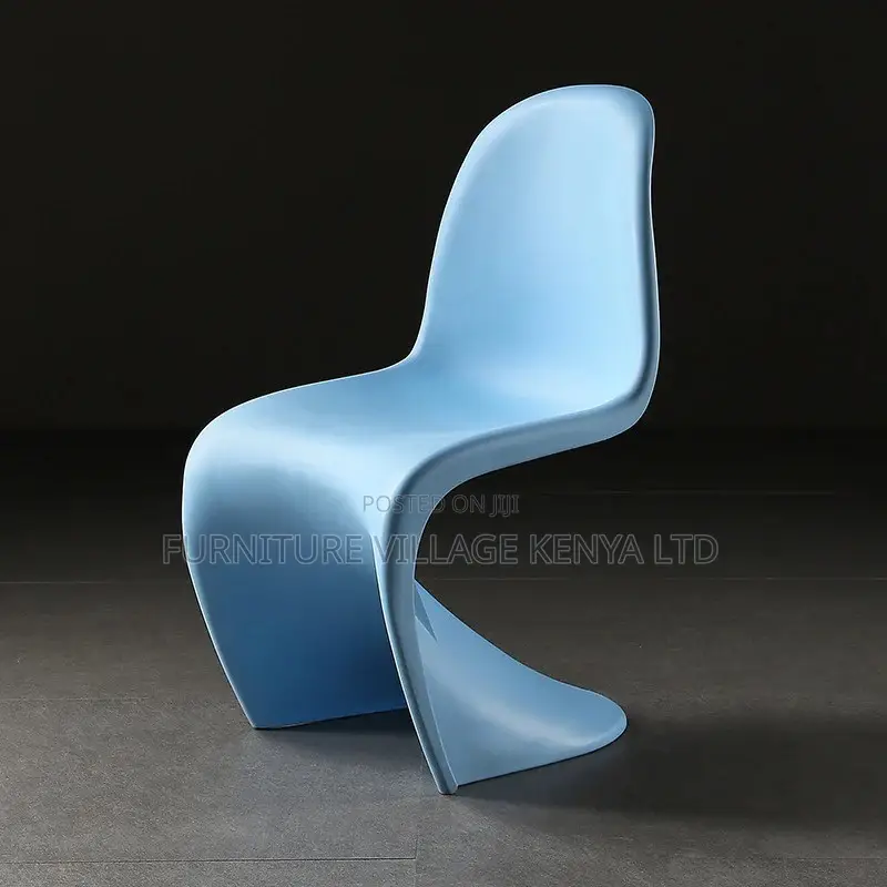Dining Chair; Modern S-Shape Ergonomic Leisure Chair for Home