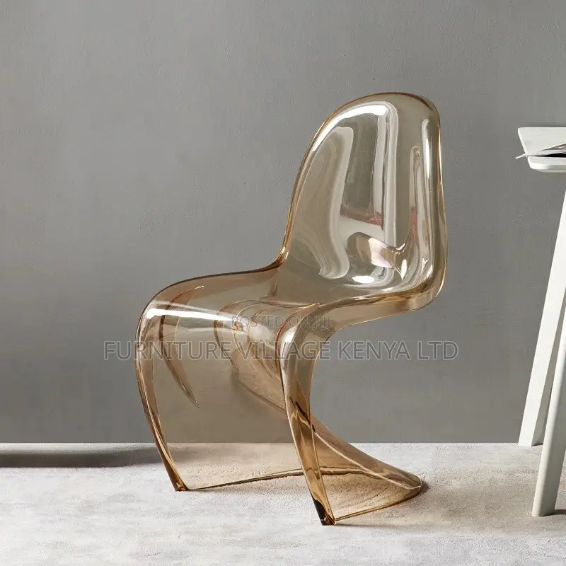 Dining Chair; Modern S-Shape Ergonomic Leisure Chair for Home