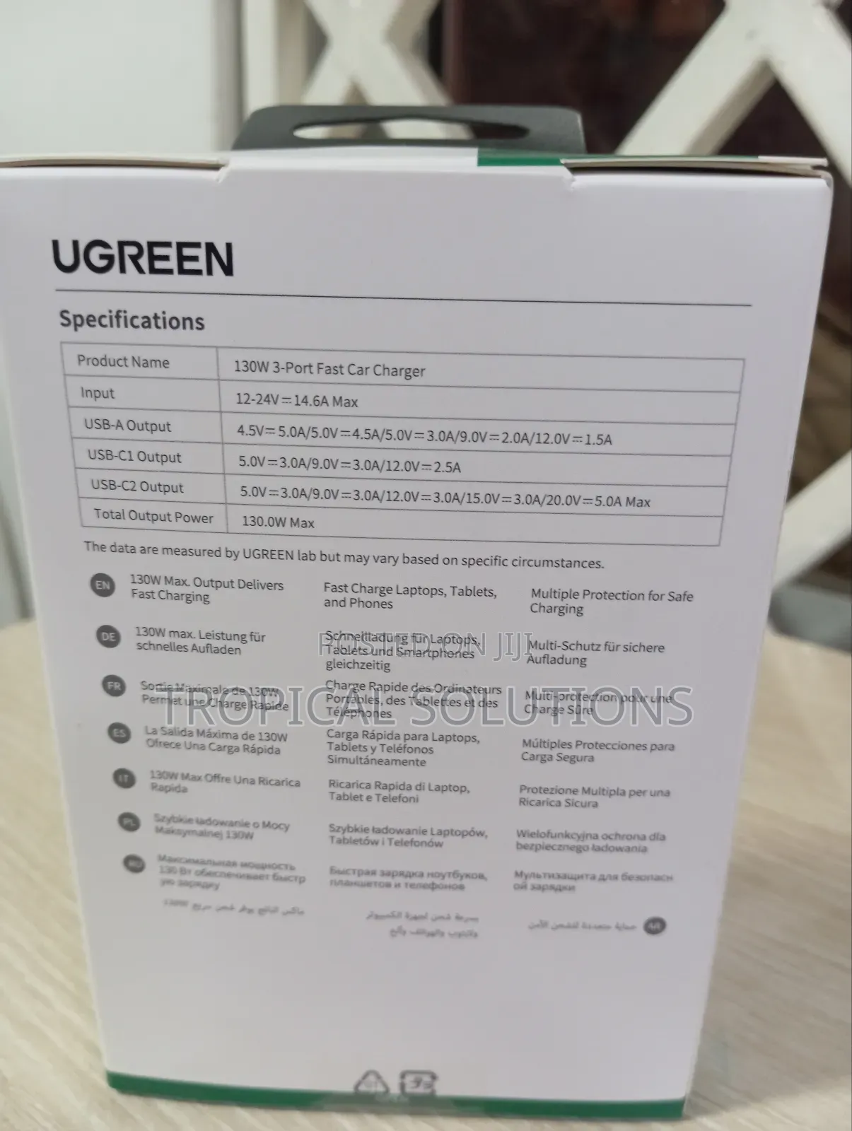 130w Fast Car Charger Ec705 Ugreen 130w