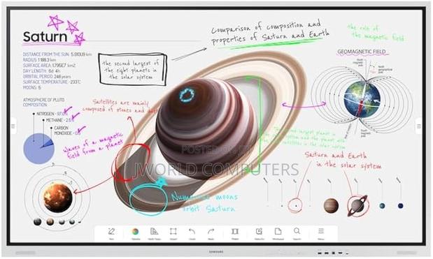 Samsung 75" Flip Pro Wm75b Interactive Display | Lh75wmbwlgc - thumbnail 2