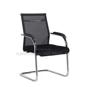 Office Chair ; Black Mesh Chair With Armrests for Office