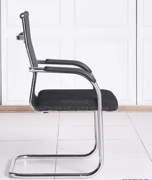 Office Chair ; Black Mesh Chair With Armrests for Office