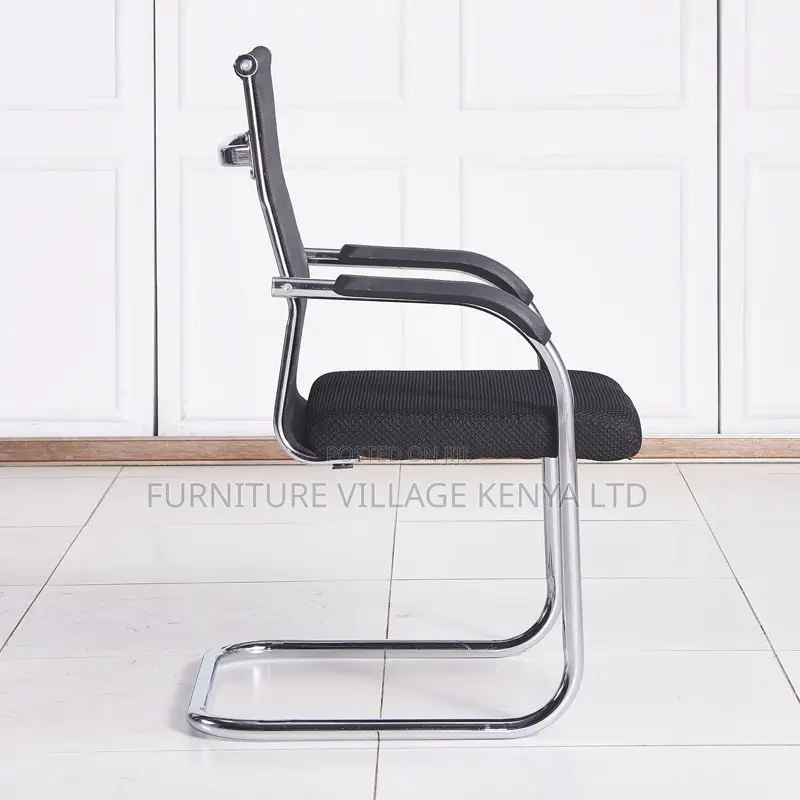 Office Chair ; Black Mesh Chair With Armrests for Office