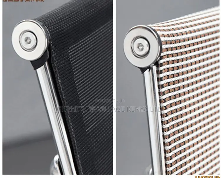 Office Chair ; Black Mesh Chair With Armrests for Office