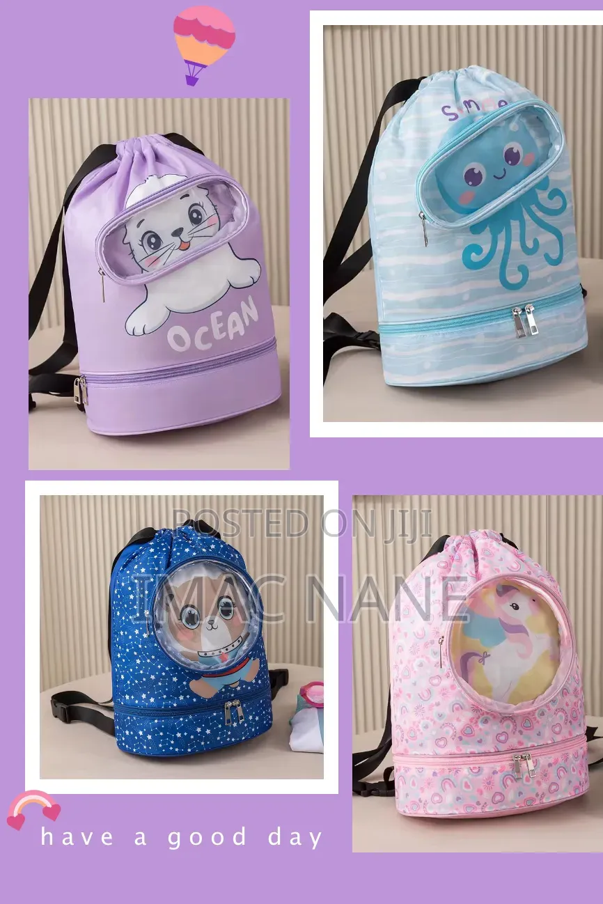 Kids Waterproof Drawing Swimming Bags