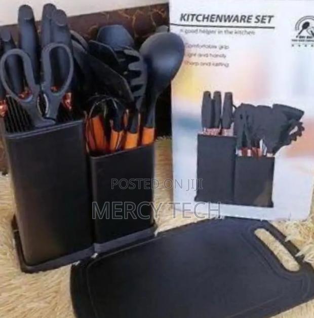 19pcs Executive Silicone Spoons and Knives