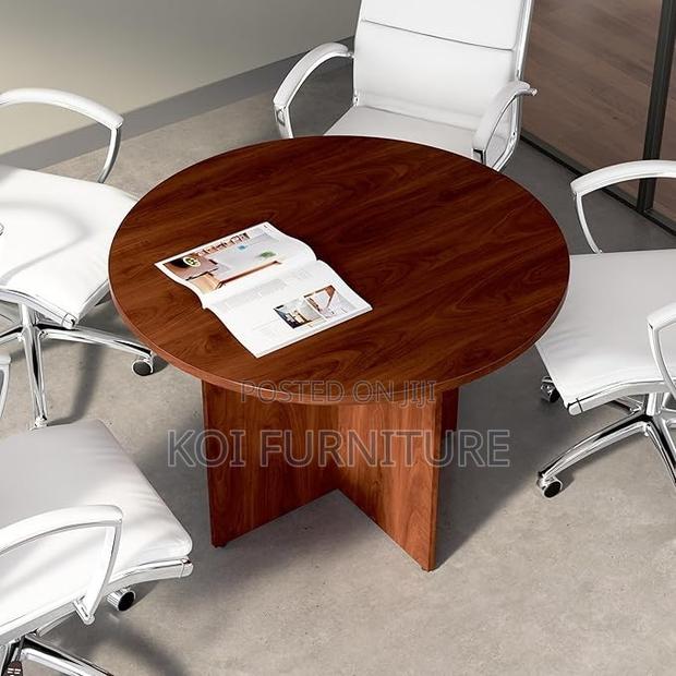 Boardroom Table; 1.2m Round Surface Meeting Boadroom Table