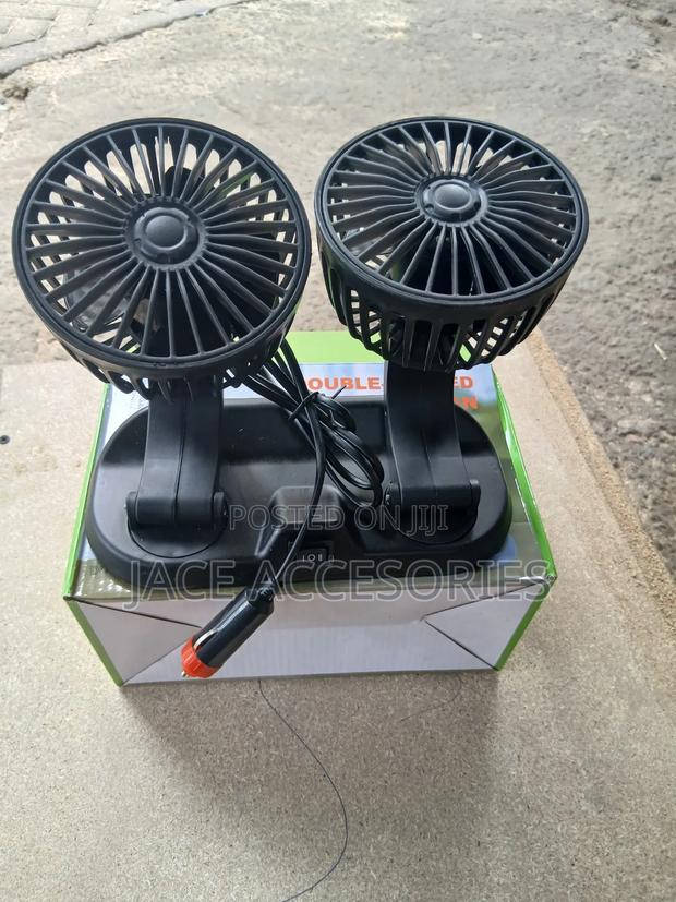 Double Headed Car Fan - thumbnail 2