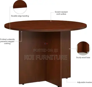 Boardroom Table; 1.2m Round Surface Meeting Boadroom Table