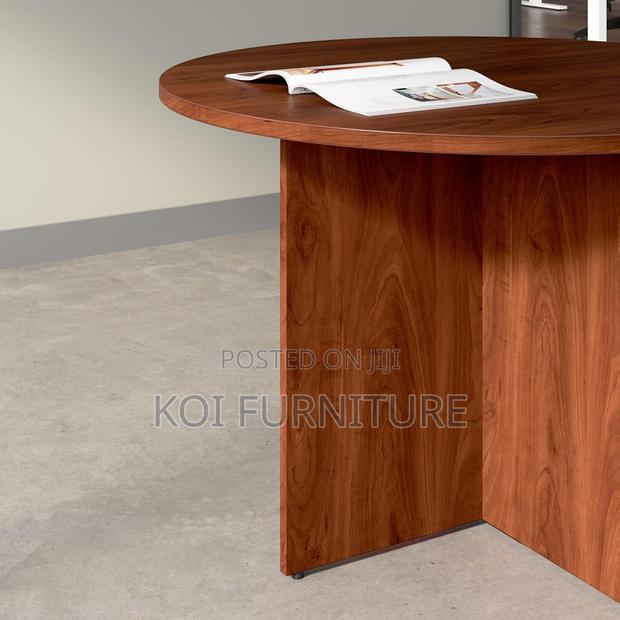 Boardroom Table; 1.2m Round Surface Meeting Boadroom Table - thumbnail 5