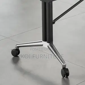 Office Table; Foldable Modern Boardroom Table With Smart Move Legs