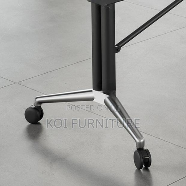 Office Table; Foldable Modern Boardroom Table With Smart Move Legs - thumbnail 4