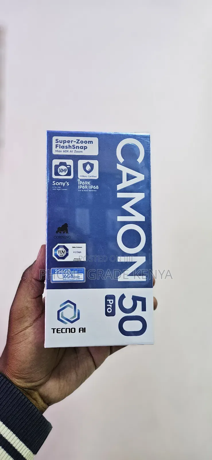 New Tecno Camon 50 Pro 256 GB Black