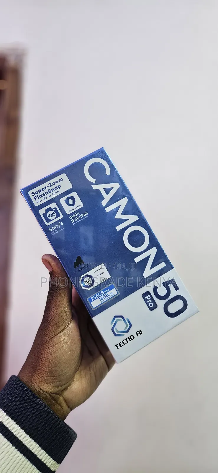 New Tecno Camon 50 Pro 256 GB Black