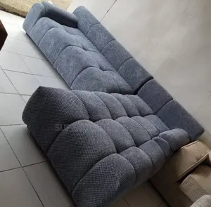 Black Bubble Sofa - Corner Seat/L-Shaped (6 Seater)
