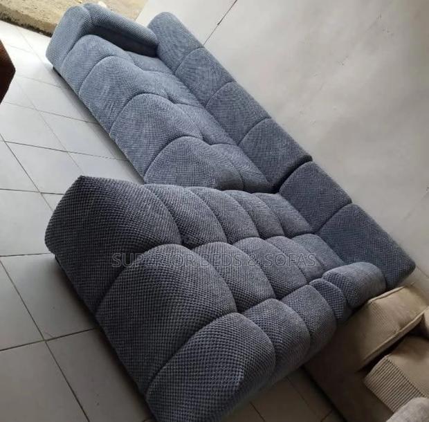 Black Bubble Sofa - Corner Seat/L-Shaped (6 Seater)