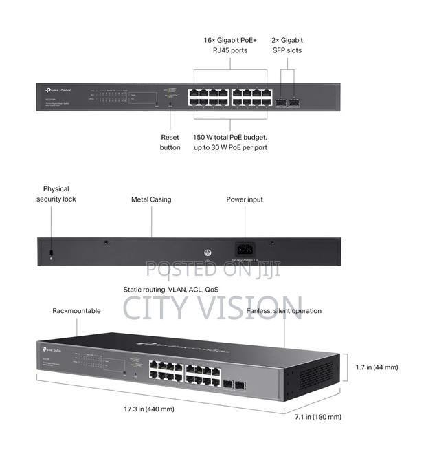 Tp Link Jetstream 18 Port Gigabit Smart Switch Sg2218p