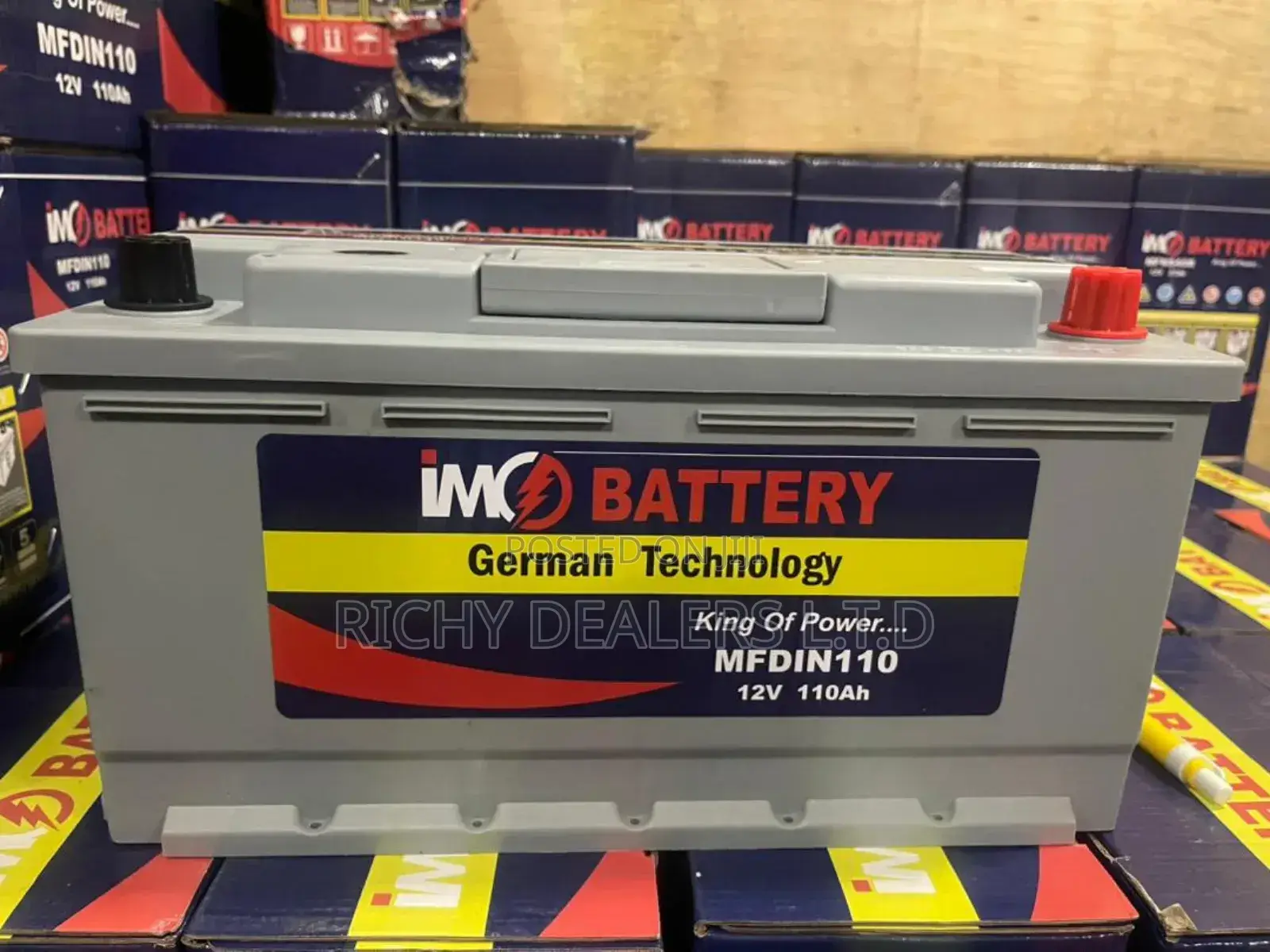 King of Power Din110/110ah Car Battery