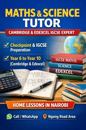 Maths Science Tutor (Cambridge Edexcel) | Igcse | Nairobi