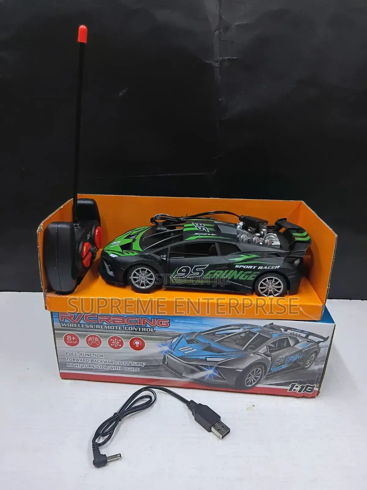 Toy Car Remote Controlled With Rechargeable