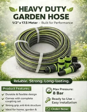Heavy Duty Garden Hose 1/2" × 17.5mtr