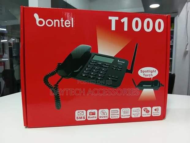 Bontel T1000 GSM Fixed Wireless Landline Desktop Phone (Dual Sim) - thumbnail 2
