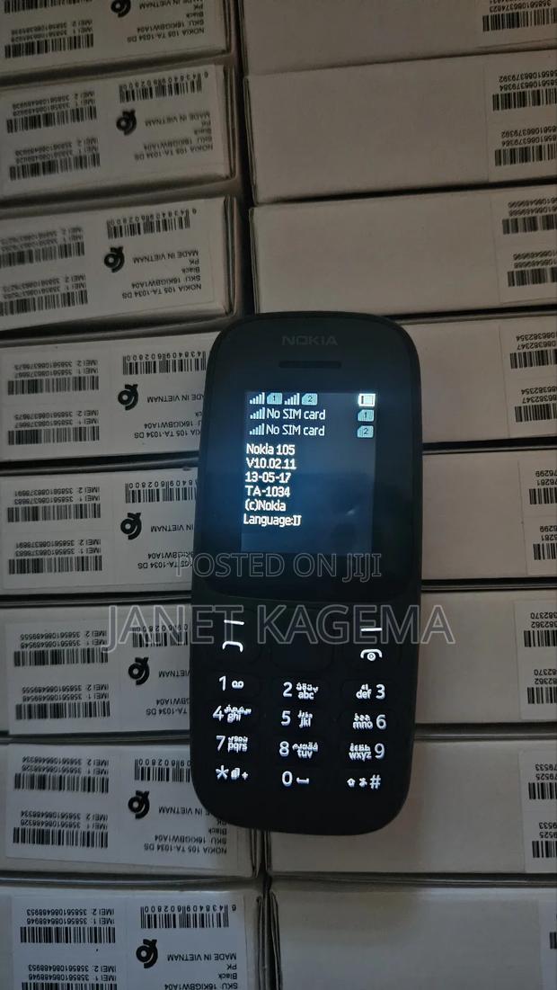 New Nokia 105 Black