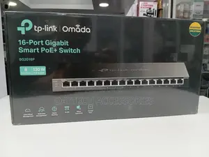 Tp-Link Omada Sg2016p Jetstream 16-Port Gigabit Smart Poe+ Switch.