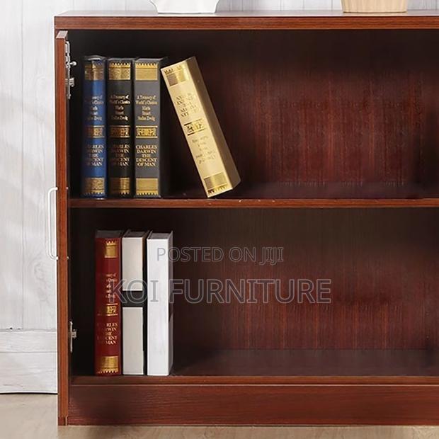 Office Cabinet; Classive Expansive Wooden Executive Storage Credenza - thumbnail 3