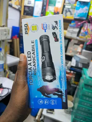 P50 Rechargeable Flashlight High Brightness Led Torch