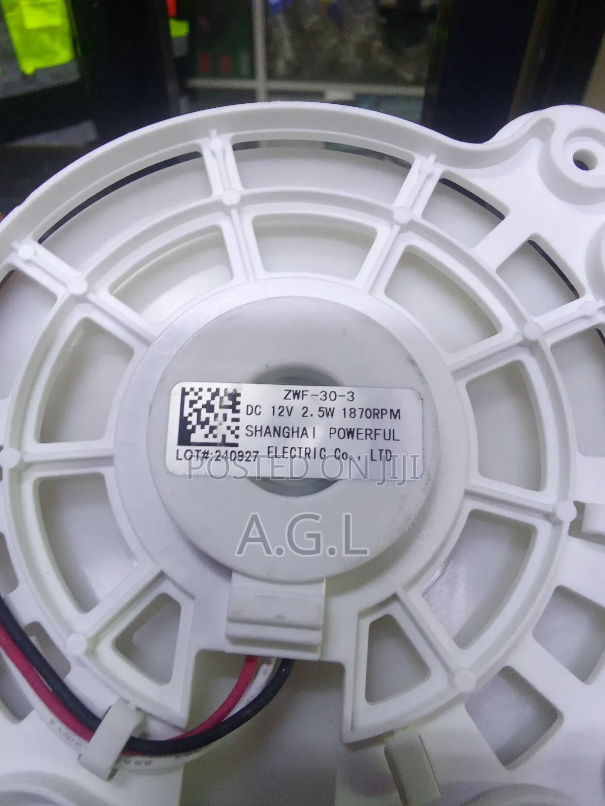 Dc 12v , 2.5w Samsung Refrigerator Evaporator Fan