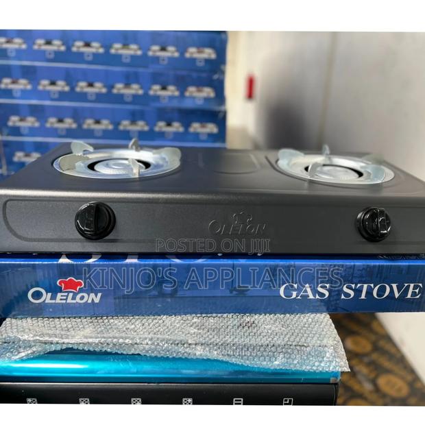 Olelon 2 Burner Metallic Table Top Cooker - main view