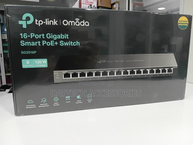 Tp-Link Sg2016p | Omada 16 Port Gigabit Smart Switch With 8 Port Poe+