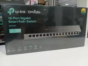 Tp-Link Sg2016p | Omada 16 Port Gigabit Smart Switch With 8 Port Poe+