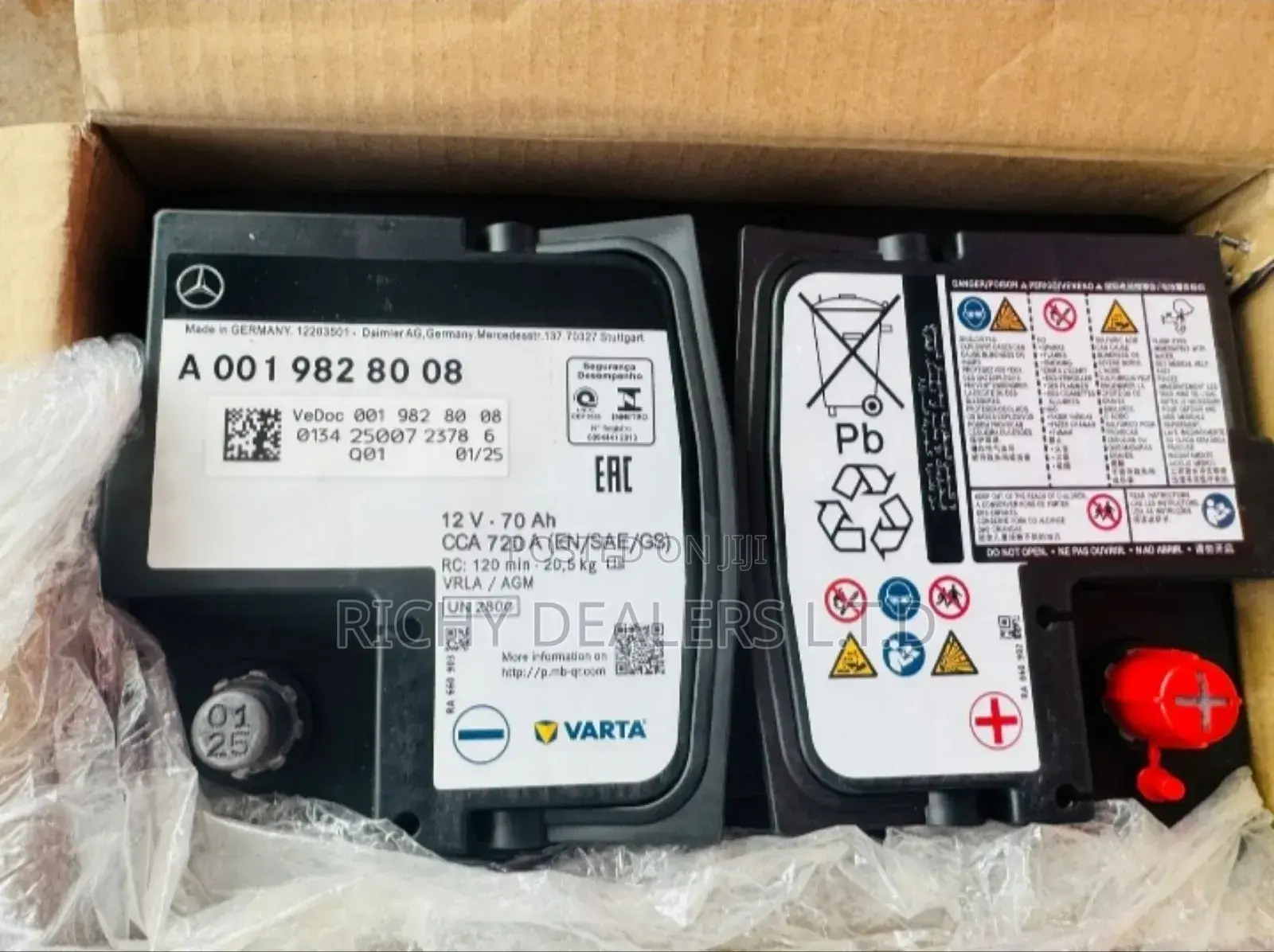 VARTA Din70mf A.G.M Car Battery