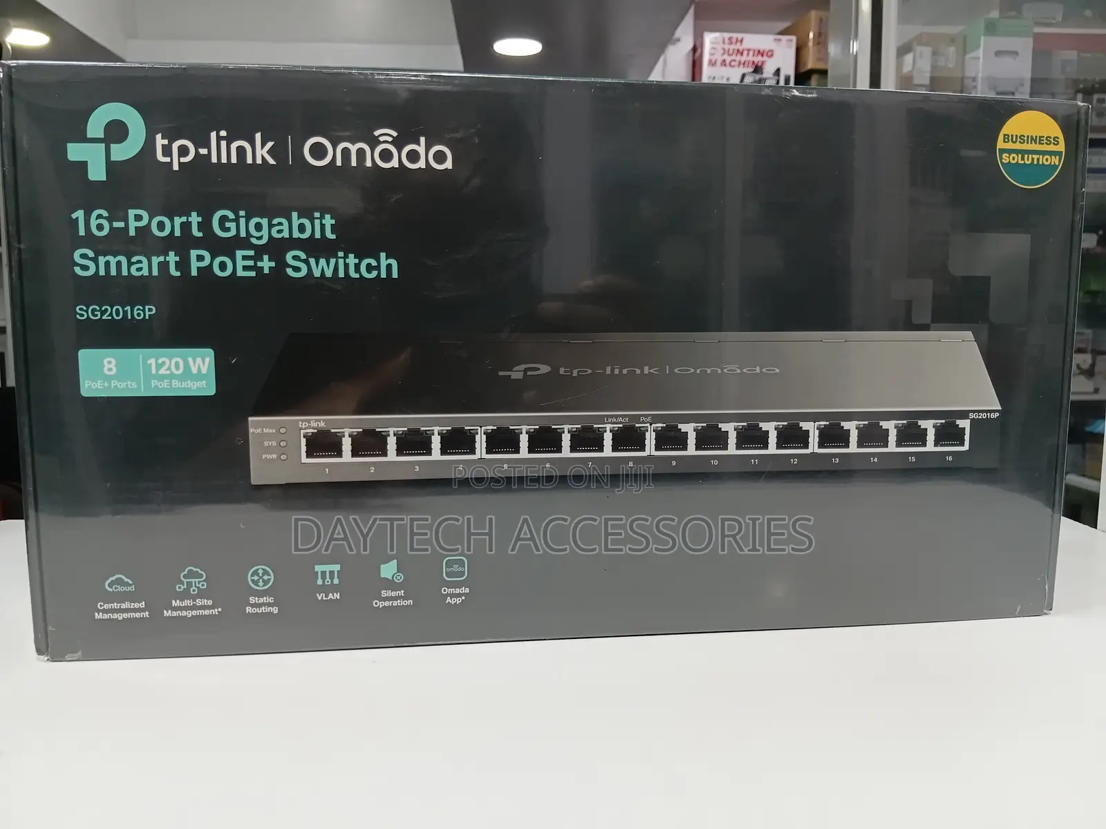 Tp-Link Tl-Sg2016p Jetstream 16-Port Gigabit Switch With 8-Port Poe+