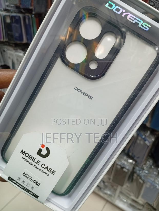 Doyers Branded Clear Mobile Case Designed for the Oppo Reno 14 Pro - thumbnail 2