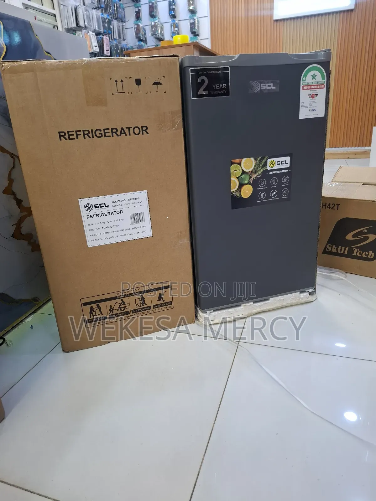 SCL Rsd90pg 90l Single Door Refrigerator