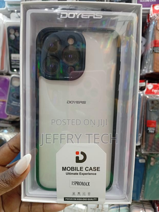 Doyers Branded Silicone Mobile Phone Case iPhone 15 Pro Max.