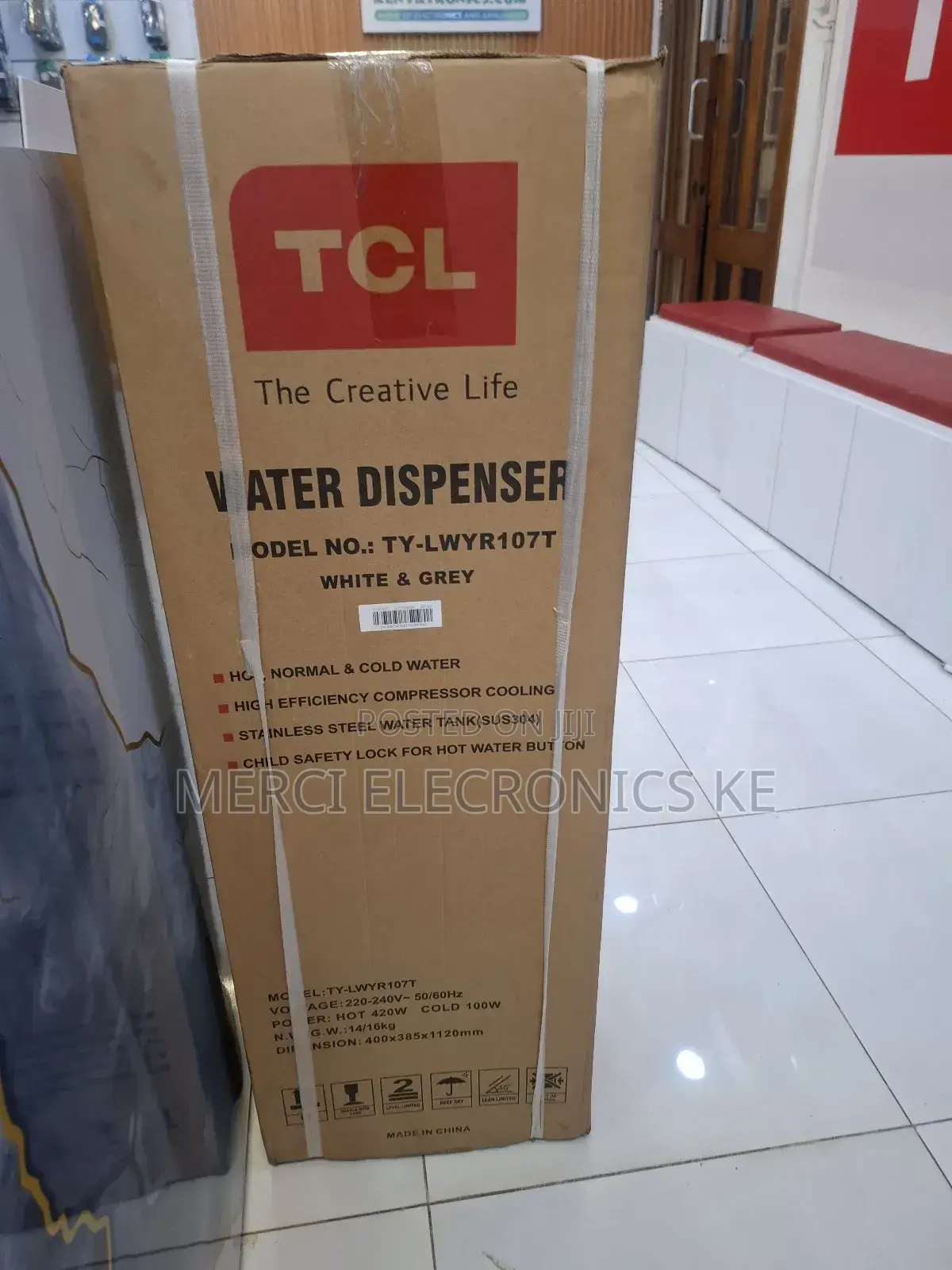 TCL Hot, Cold Normal Water Dispenser-Ty-Lwyr107t