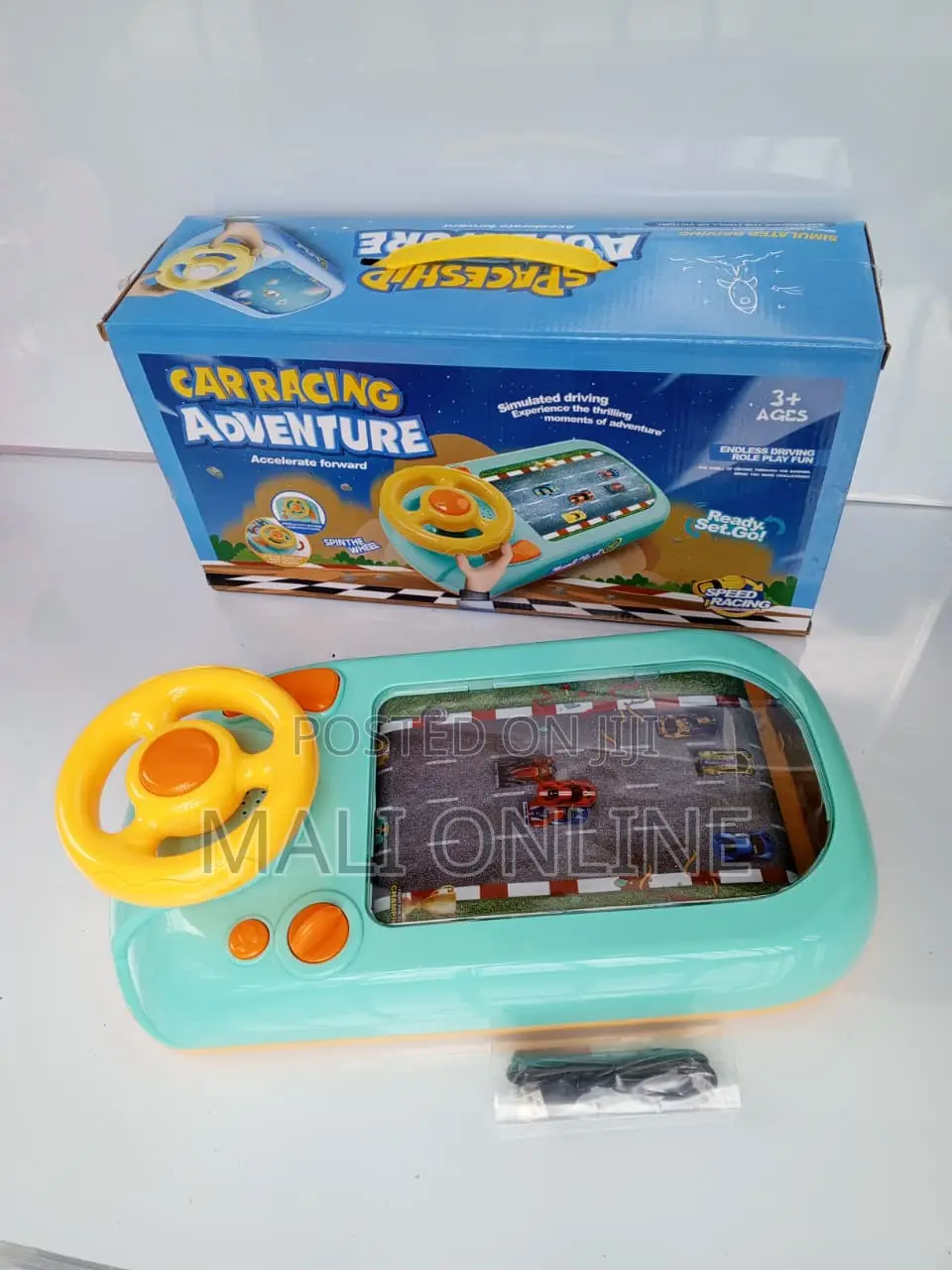 Kids Musical Steering Wheel Toy Driving Simulator Racing Game