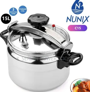 15litres Nunix Manual Pressure Cooker/Pressure Cooker