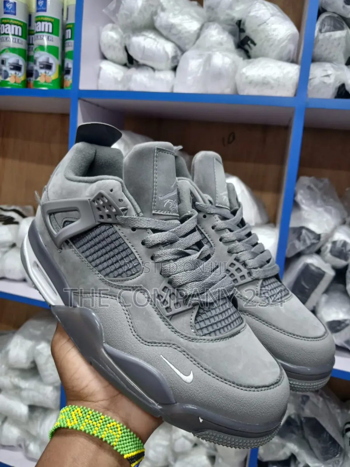 Quality Casual Leather Jordan 4 Men Sneakers Shoes