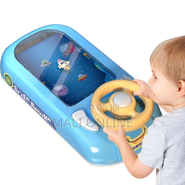 Kids Steering Wheel Game Console Toy Driving Simulator Music Lights