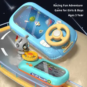Kids Steering Wheel Game Console Toy Driving Simulator Music Lights