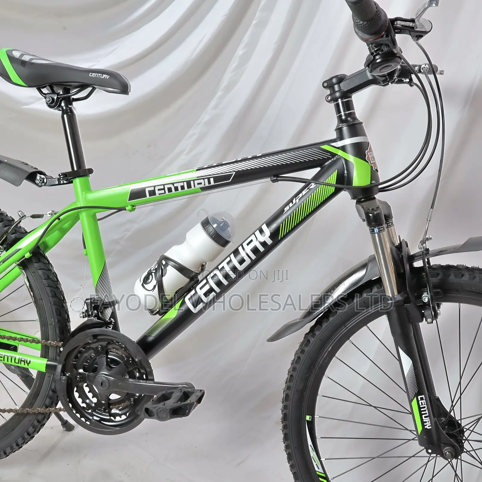Century Size 24 Mountain Bike – 21 Speed, Front Suspension.